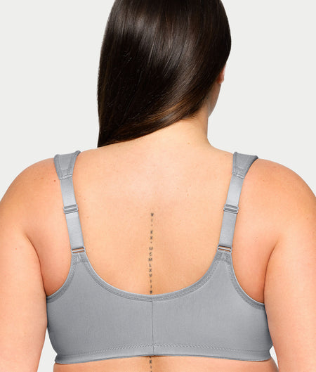 WonderWire Front-Close Cotton Bra