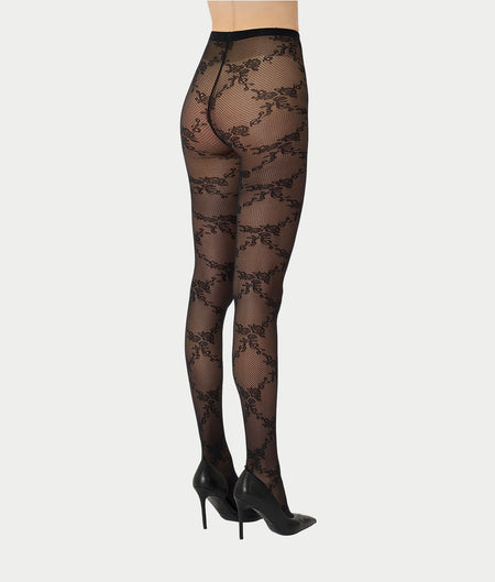 Floral Lace Tights