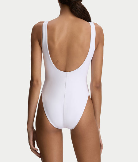 USA Logo Scoop Tank One-Piece Swimsuit