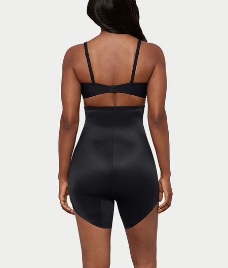 Showstopper Slanted Hem High-Waist Thigh Slimmer