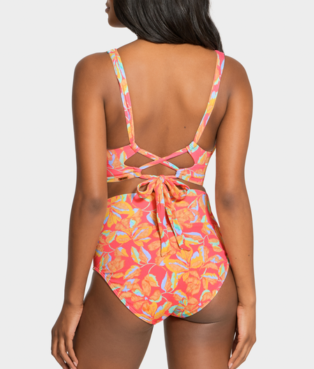 Hannah Fold-Over High-Waist Bikini Bottom
