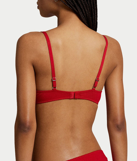 Colorful Cotton Unlined Demi Bra