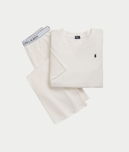 Polo Club Terry Knit Short Sleeve Pajama Set