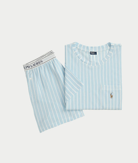 Short Sleeve Knit Short Set