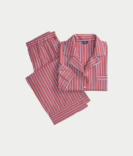 Sleep Shirting Stripes Woven Pajama Set