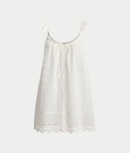 Cotton Eyelet Cami Sleep Dress