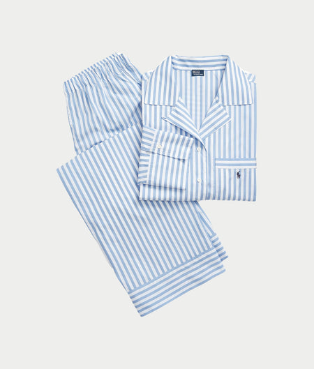 Woven Stripe Pajama Set