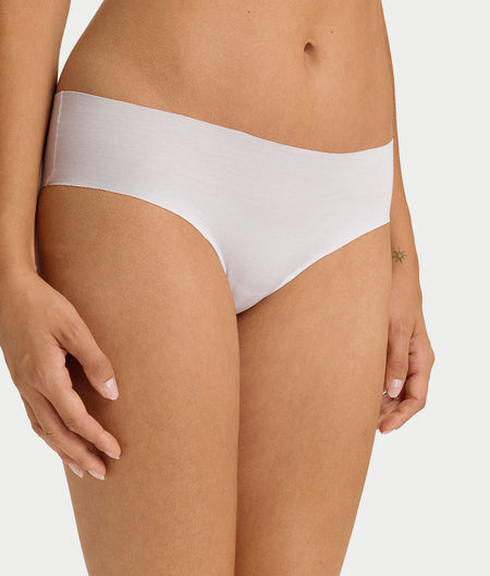 Invisible Cotton Cotton Blend High Cut Brief
