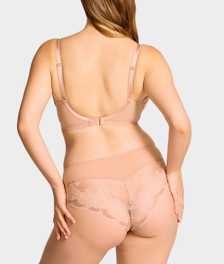 Clara Lace High-Waist Cheeky Brief