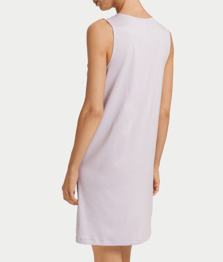 Kalea Floral Tulle Cotton Tank Nightgown