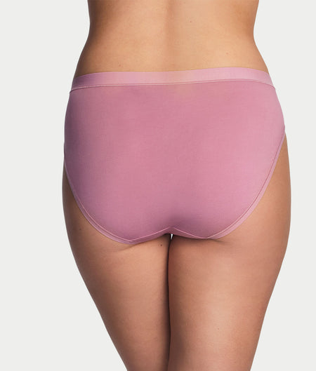 Understated Cotton Hi-Cut Brief