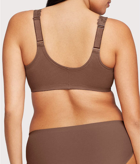WonderWire Front-Close Stretch Lace Bra