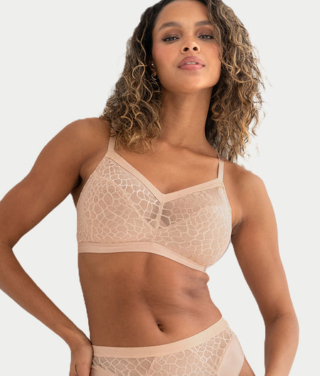 Geo Sculpt Wire-Free Bra
