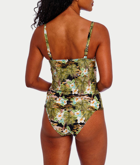 Bahama Shores Underwire Plunge Tankini Top