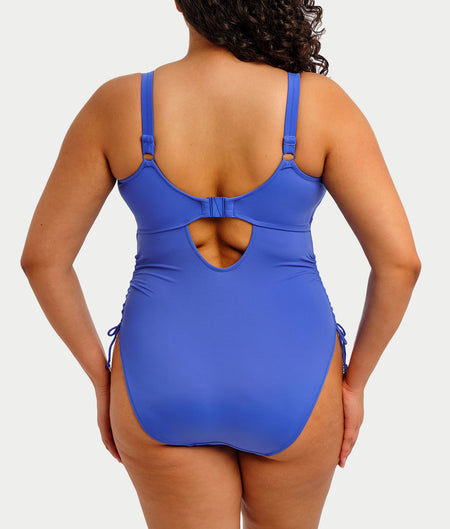 Plus Size Plain Sailing Wire-Free One-Piece Swimsuit