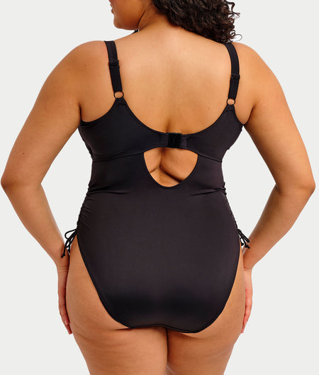 Plus Size Plain Sailing Wire-Free One-Piece Swimsuit
