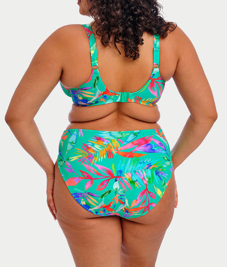 Plus Size Toyama Tides Mid Rise Bikini Bottom