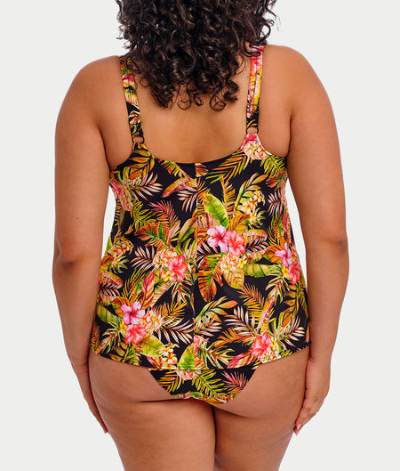 Plus Size Tiger Valley Tankini Top