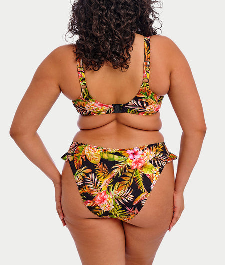 Plus Size Tiger Valley Hi-Cut Bikini Bottom