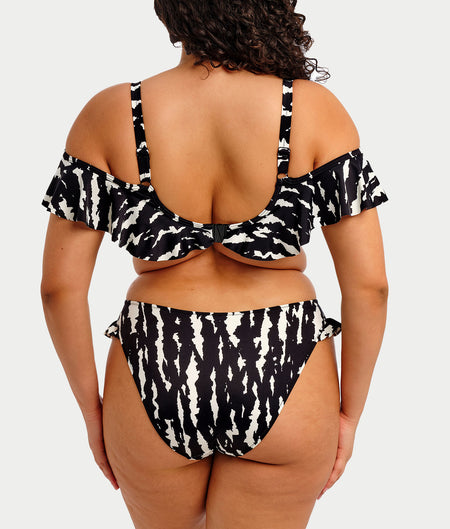 Plus Size Echo Shell Hi-Cut Bikini Bottom