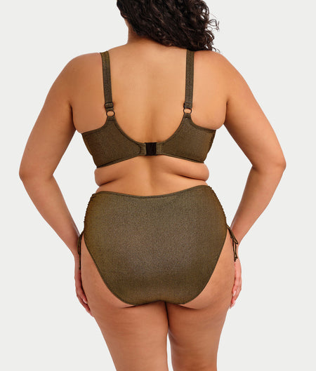 Plus Size Sunset Shimmer Plunge Bikini Top