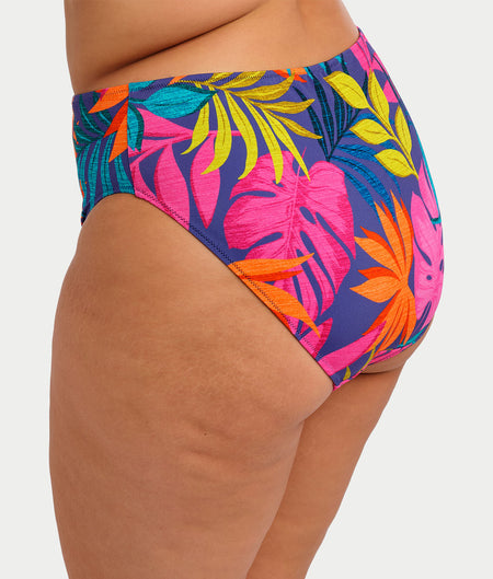 Plus Size Porto Rafti Mid Rise Bikini Bottom