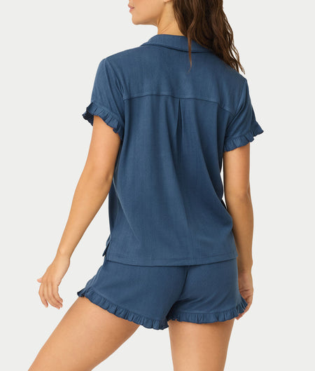 Pointelle Essentials 3-Piece Knit Pajama Set