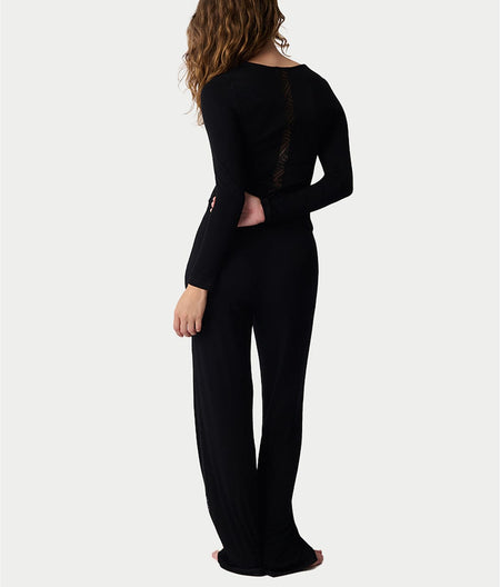 Lacey Basics Knit Pajama Set
