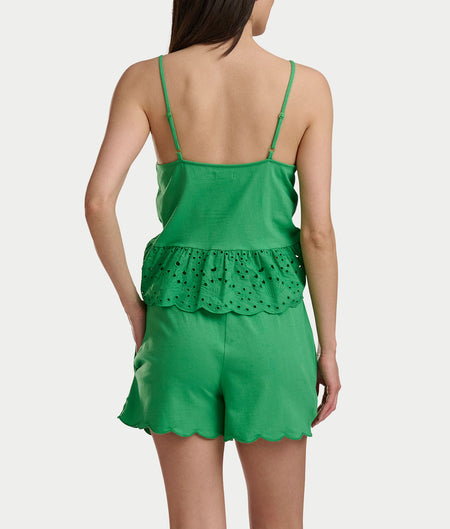 Cami & Boxer Knit Pajama Set