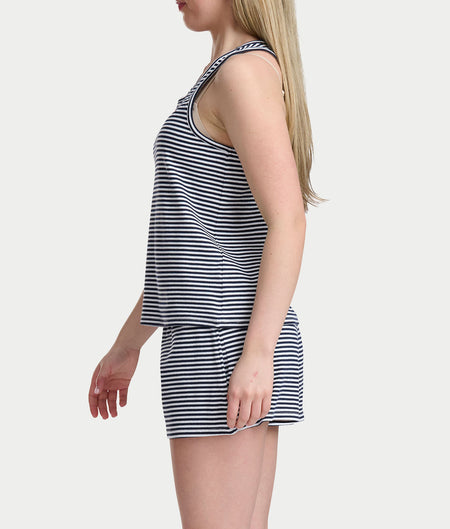 Tank & Boxer Knit Pajama Set