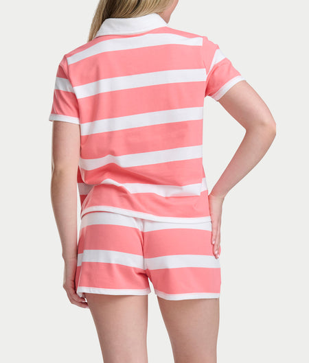 Rugby Polo & Boxer Knit Lounge Set