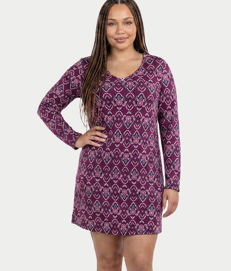 Long Sleeve Knit Sleep Shirt