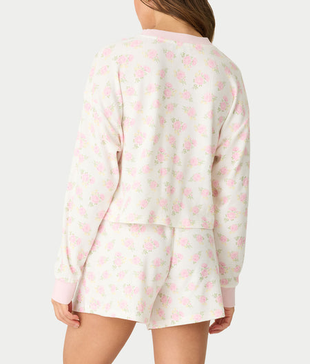 Boyfriend Boxer Ditsy Floral Pajama Set