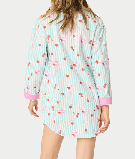 Flannel Woven Sleep Shirt
