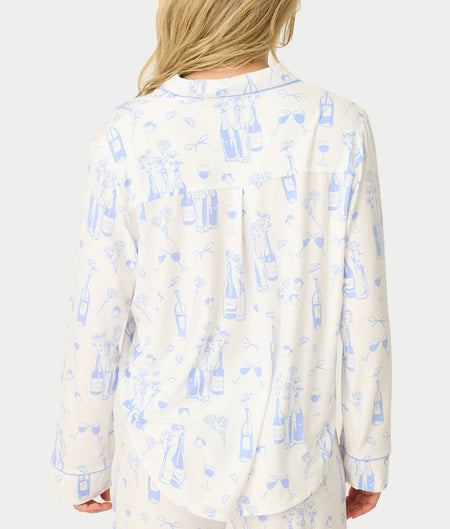 Parisian Dreams Modal Knit Long Sleeve Top