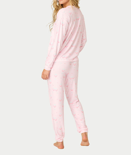 Happy Hour Knit Pajama Set