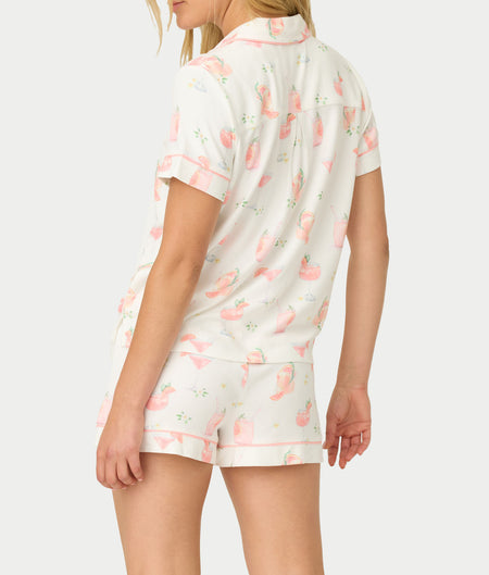 Paloma Mama Sweet Sips Knit 3-Piece Pajama Set