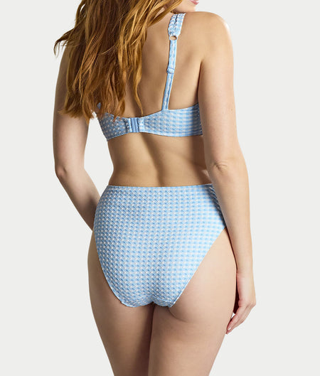 Gingham Olivia Underwire Balcony Bikini Top