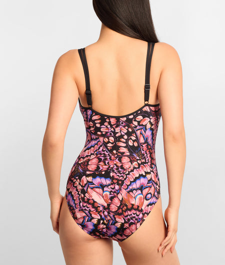 Retro Butterfly Frascati Slimming One-Piece