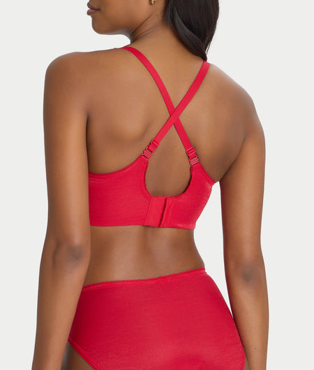 Everyday Essential Shimmer Unlined Plunge Bra