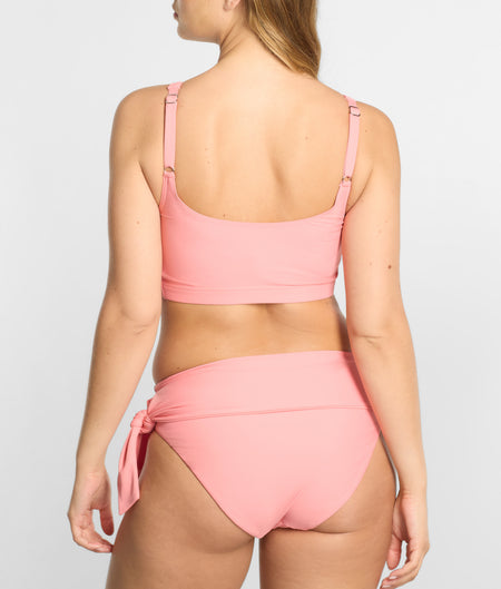 Sash Fold-Over Bikini Bottom