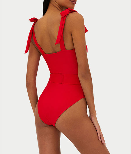 Sydney Belted One-Piece Swimsuit