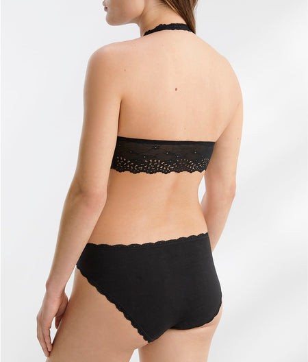 Inspired Eyelet Hi-Cut Brief