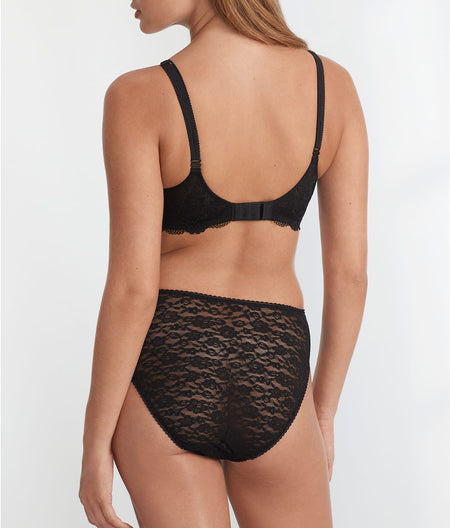 Allover Lace High-Leg Brief