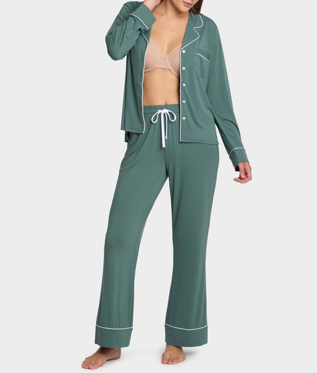 The Cooling Piped Pajama Set