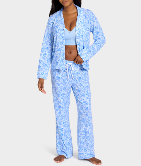 The Cooling Piped Pajama Set