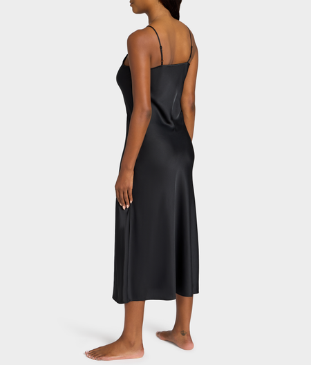 The Washed Satin Gown