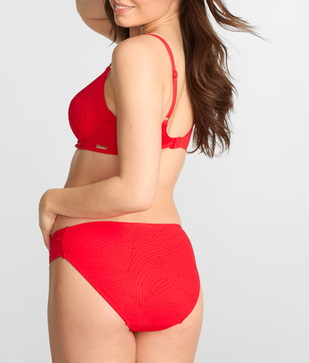 Ottawa Mid Rise Gathered Bikini Bottom