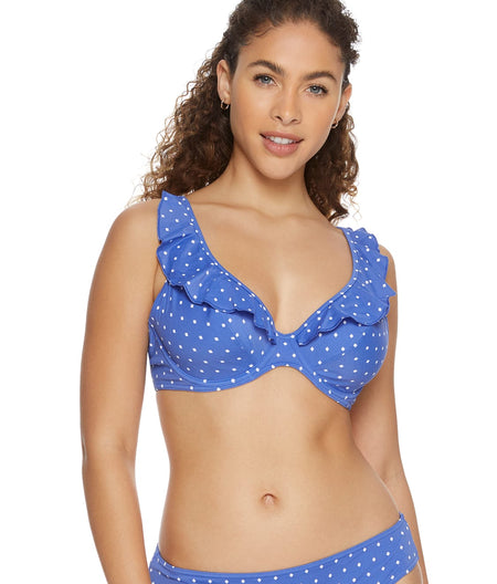Jewel Cove Ruffled Bikini Top
