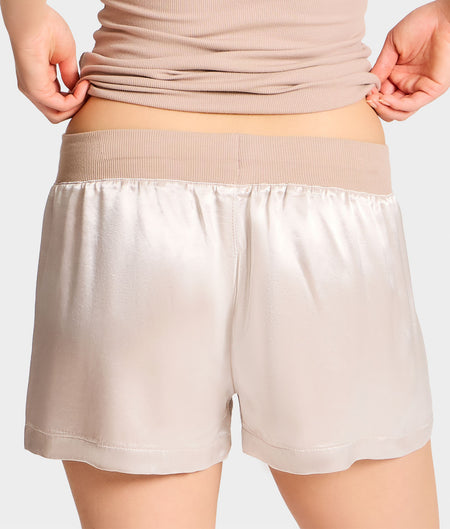 Mikel Satin Sleep Boxer Shorts